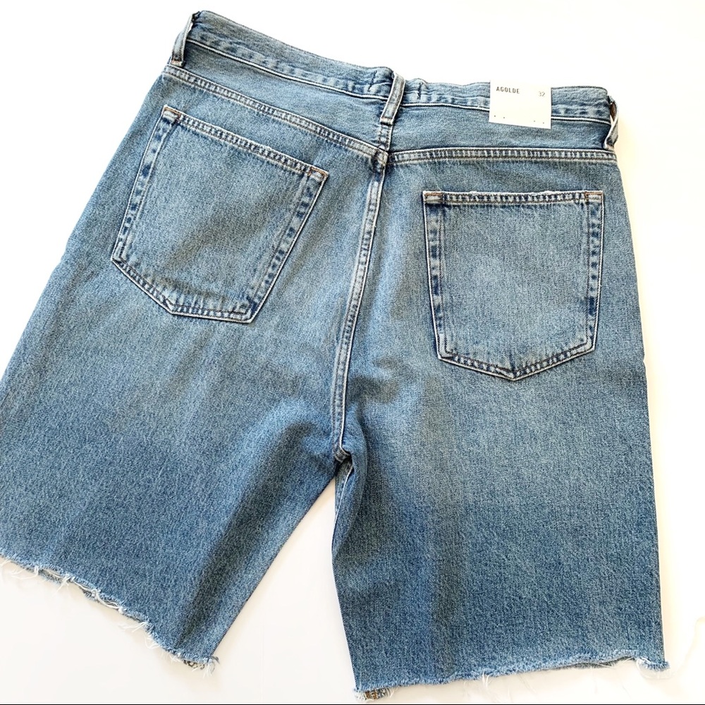 Agolde 90s Pinch Waist Button Fly Shorts Womens Size 32 New - Picture 5 of 7